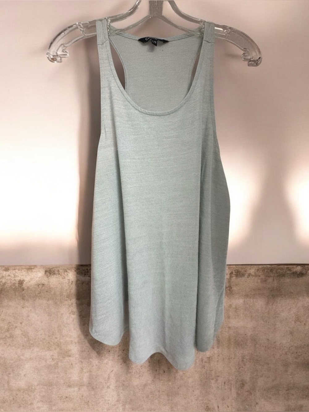 3/$25–George light  Sage Scoop Neck Tank Top